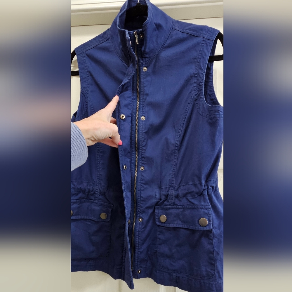 Tribal Blue Utility Vest